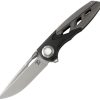 Dreamtech Button Lock Folding Knife 3.5" M390 Blade Ti/Zirc Handle