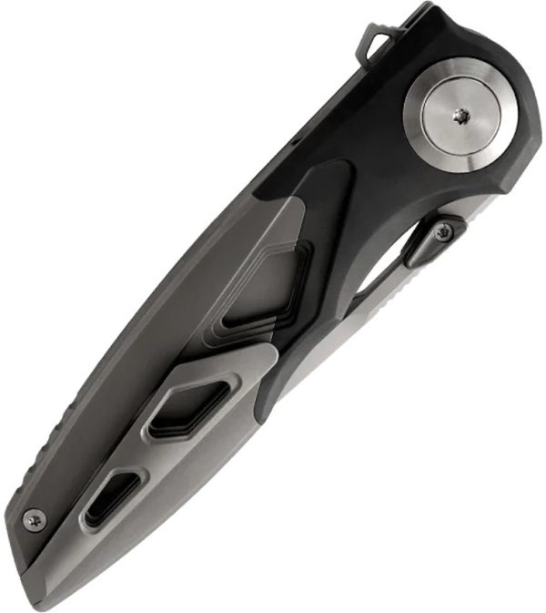 Dreamtech Button Lock Folding Knife 3.5" M390 Blade Ti/Zirc Handle