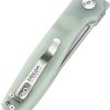 DTK4002GJ_add_01 Dreamtech Button Lock Folding Knife D2 Tanto Jade G10 4.5"