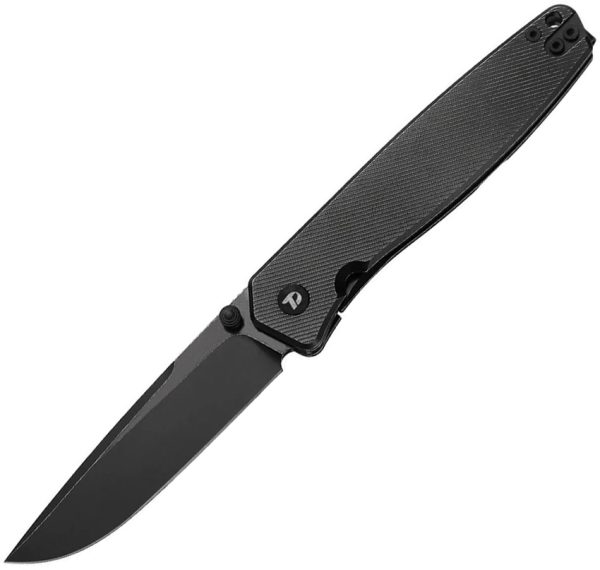 Dreamtech Framelock Ti Black 3.38" D2 Folding Knife