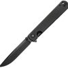 Dreamtech Framelock Folding Knife 3.5" D2 Black Titanium
