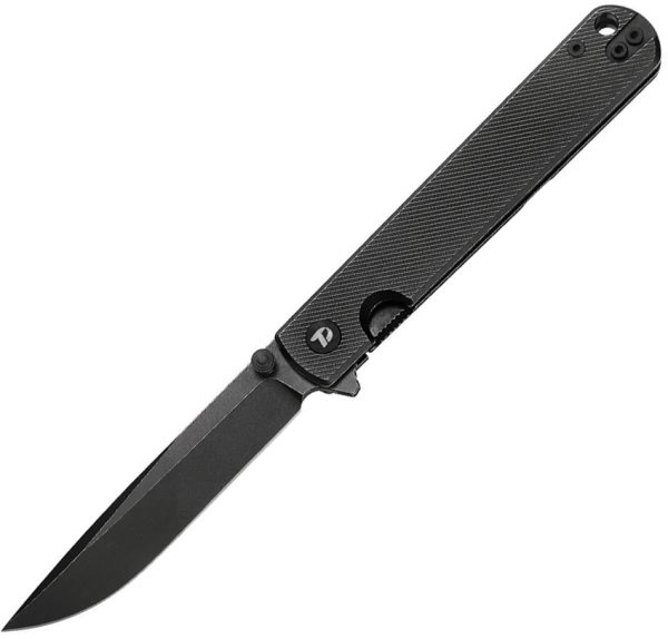 Dreamtech Framelock Folding Knife 3.5" D2 Black Titanium
