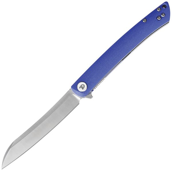 Dreamtech Large Linerlock Folding Knife 3.75" D2 Blue G10