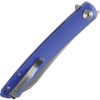 Dreamtech Large Linerlock Folding Knife 3.75" D2 Blue G10