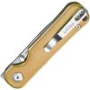 DTK4245VTGR_add_01 Dreamtech Button Lock Gold Folding Knife 3" VG-10 Blade