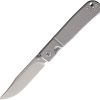 DTK4274TG Dreamtech Framelock Folding Knife Gray Titanium 3" D2 Steel