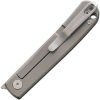 DTK4274TG_add_01 Dreamtech Framelock Folding Knife Gray Titanium 3" D2 Steel