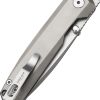 DTK4283TG_add_01 Dreamtech Linerlock Ti Gray Folding Knife 3" D2 Tanto