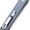 Dreamtech Linerlock Ti Blue Folding Knife 3" VG-10