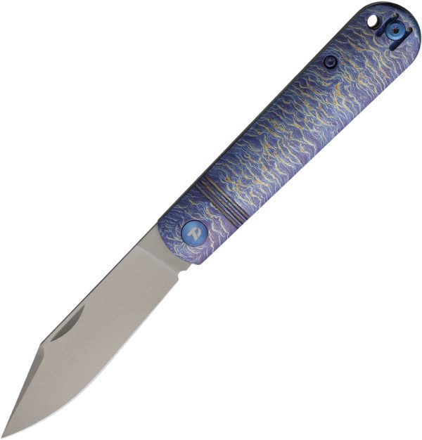 Dreamtech Slip Joint Ti Flame Folding Knife VG10 3.13in Red