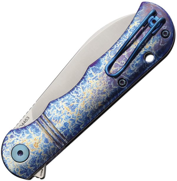 Dreamtech Linerlock Ti Lightning Folding Knife 3" 14C28N