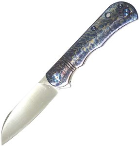 Dreamtech Slip Joint Ti Flame Folding Knife 3.13" VG-10 Red