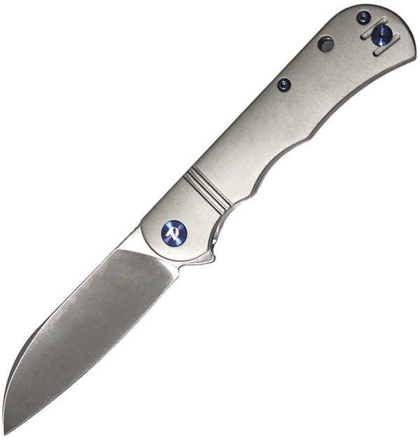 Dreamtech Slip Joint Folding Knife Gray Titanium 3.13" VG-10