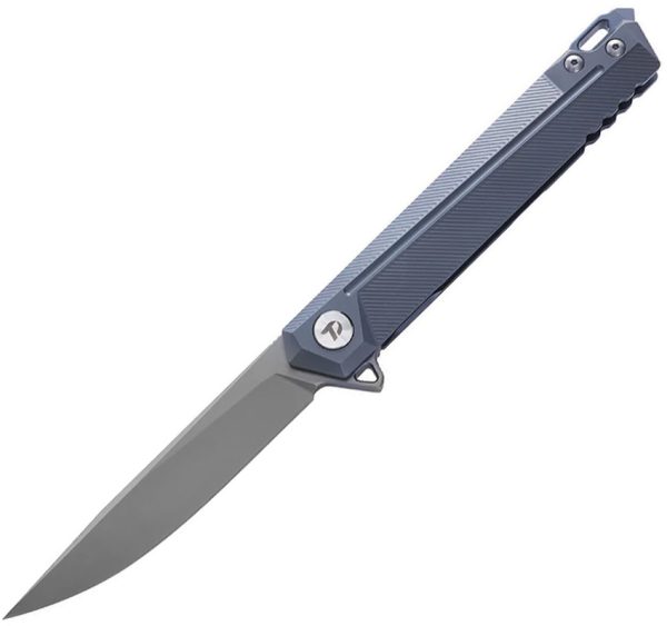 Dreamtech Framelock Ti Blue Folding Knife 3.75" S35VN