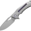 Dreamtech Framelock Gray Titanium Folding Knife 3.25" M390