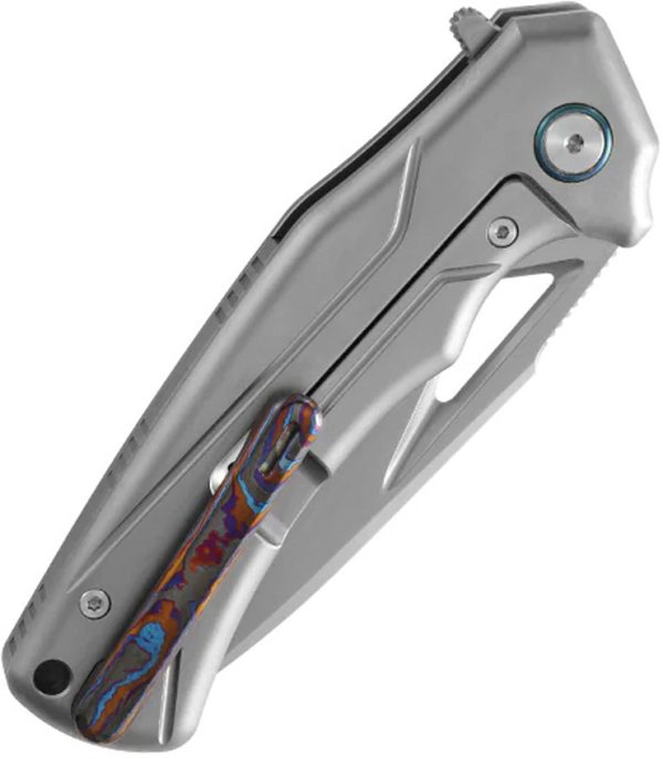 Dreamtech Framelock Gray Titanium Folding Knife 3.25" M390