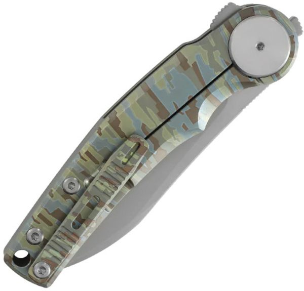 Dreamtech Framelock Ti Camo Folding Knife 3.25" M390
