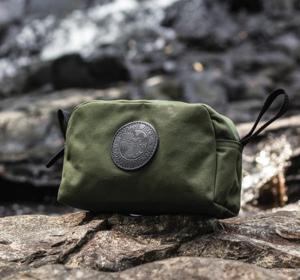 Duluth Pack Large Grab N Go Waxed Canvas Pouch OD Green