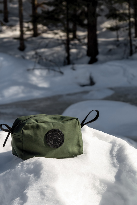 Duluth Pack Large Grab N Go Waxed Canvas Pouch OD Green