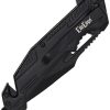 ElitEdge Rescue Linerlock Assisted Opening Folding Knife 3.5" Black