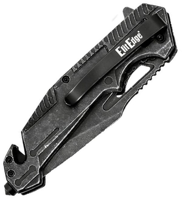 ElitEdge Rescue Linerlock Assisted Opening Folding Knife 3.5" Blade