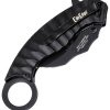 ElitEdge Karambit Linerlock Assisted Opening Black 2.75in