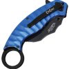 ElitEdge Karambit Linerlock Assisted Opening Blue 2.75"