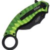 ElitEdge A/O Karambit Linerlock Green 2.75" Blade