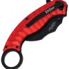 ElitEdge A/O Karambit Linerlock Red, 2.75" Blade