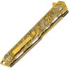 ElitEdge Dragon Gold Assisted Opening Folding Knife 3.5" Tanto Blade