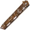 ElitEdge Linerlock A/O Dragon Rose Folding Knife 3.5" Tanto
