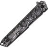 ElitEdge Dragon Linerlock Assisted Opening Folding Knife 3.5" Black Stonewash