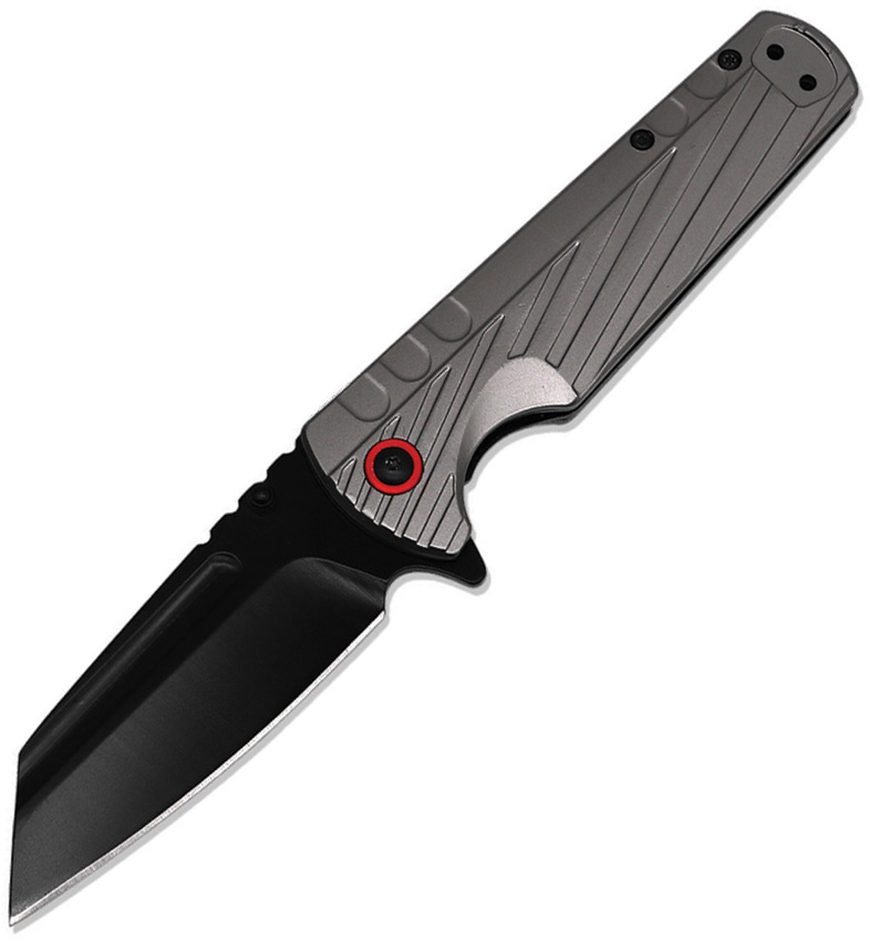 EE10A136GYB ElitEdge Linerlock A/O Gray Folding Knife 3.25" 440C