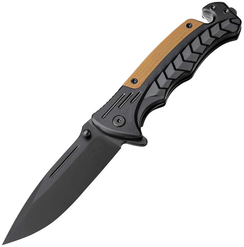 ElitEdge Rescue Linerlock 3.5" Assisted Opening Black