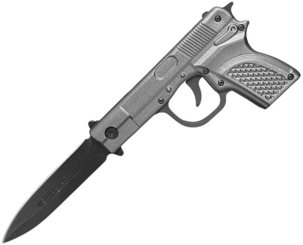 Top Open Trigger Lock Gray