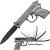 Top Open Trigger Lock Gray