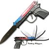 Top Open Trigger Lock Flag
