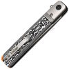 EE10B027GY_add_01 ElitEdge Linerlock Folding Knife Black/White Micarta D2 3.75"