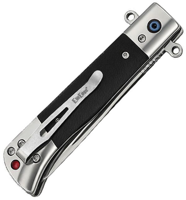 EE10B029BK_add_01 ElitEdge Linerlock Black Folding Knife 3.75" Blade