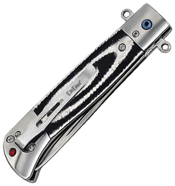 EE10B029GY_add_01 ElitEdge Linerlock Gray 3.75" Folding Knife