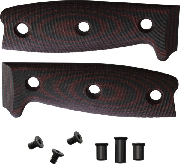 ESEE 3 Handle G10 Black and Red with Hardware