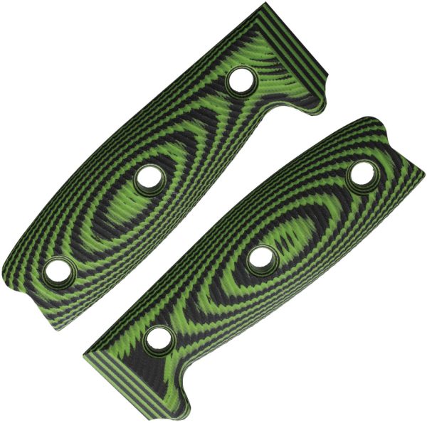 ESEE 3 Handle G10 Black and Neon Green with Hardware