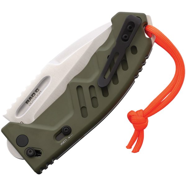 Extrema Ratio RAO C Crossbar Lock Folding Knife 4" Bohler N690 Green