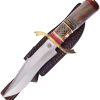 Frost Chipaway Falcon Bowie Fixed Blade Knife 7in Satin Stainless w/ Sheath