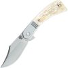 Finch Snub Nose Framelock 2.5" 154CM Mother of Pearl Folding Knife