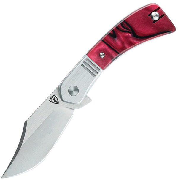 Finch Snub Nose Framelock True Blood 2.5" 154CM Folding Knife