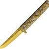 FLNKS3024GD Linerlock A/O Dragon Gold
