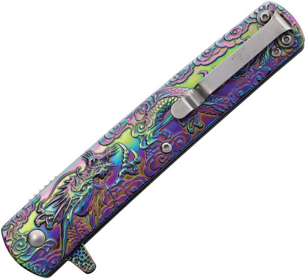 FLNKS3024RB_add_01 Linerlock A/O Dragon Rainbow
