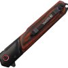 Falcon Linerlock Folding Knife Wood Handle
