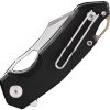 FerraMonster Glideman Linerlock Folding Knife 3" 154CM Black Micarta